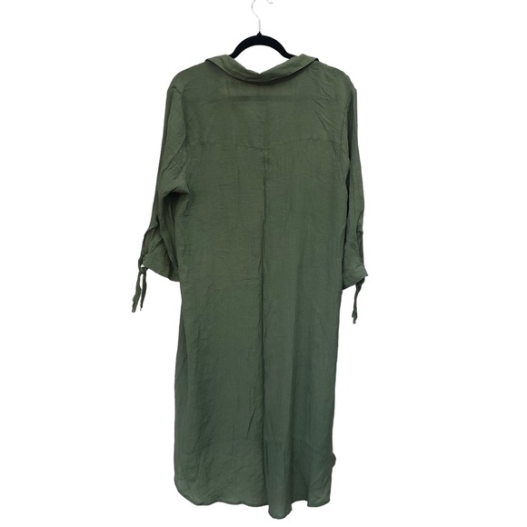 Mlle Gabrielle Olive Green Casual Dress size 2x - Picture 8 of 9
